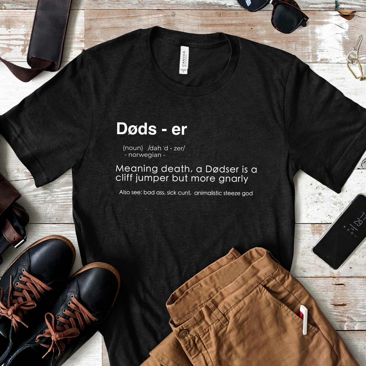 Døds Definition Shirt - Funny Death Dive Cliff Jumping T-shirt