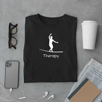 Therapy. - Slackline/Highline T-Shirt | Slackline Therapy Design Shirt