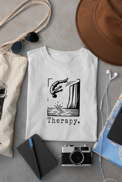 Cliff Jumping - Therapy Design T-Shirt | Therapy.