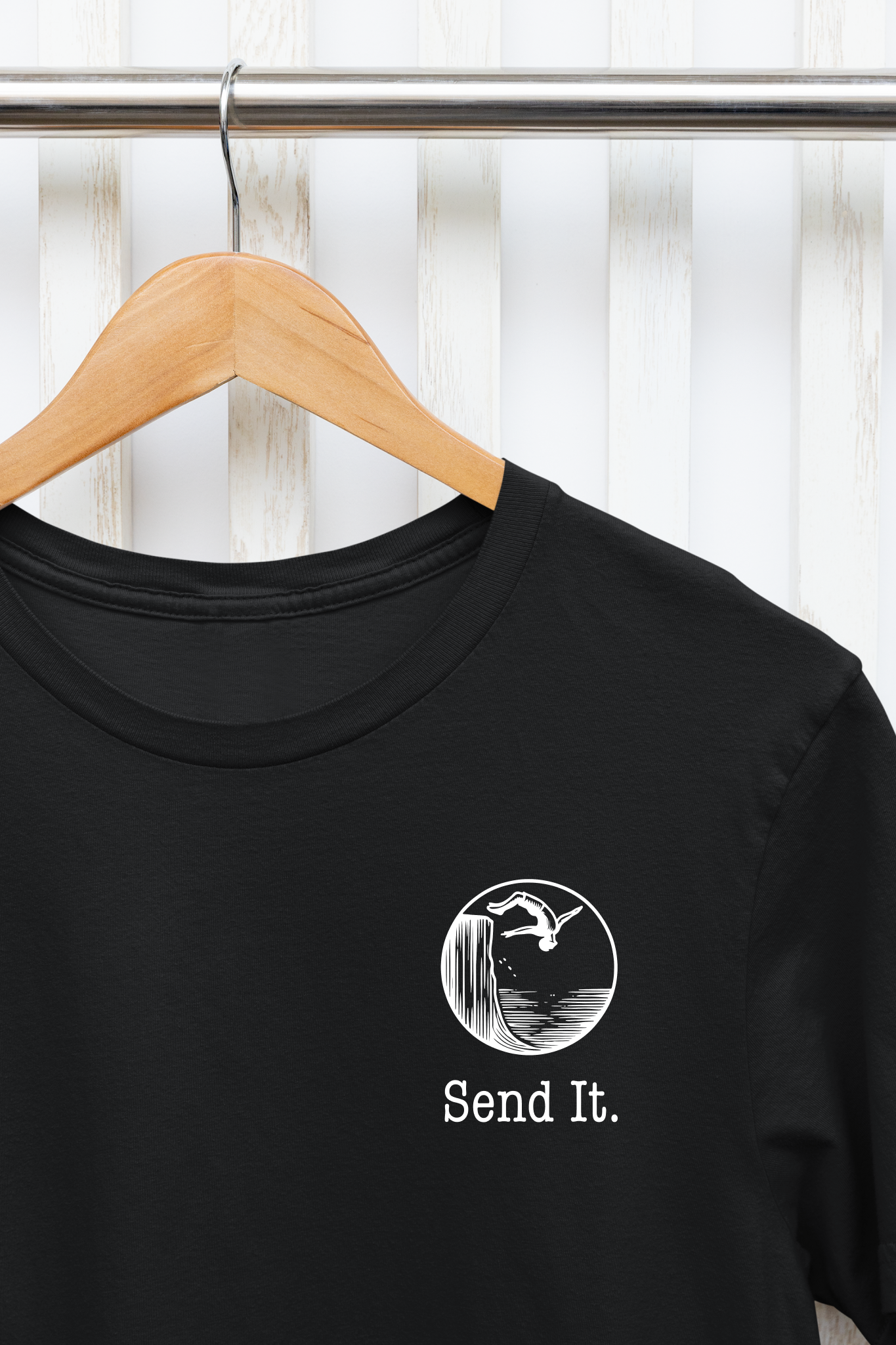 "Send It" - Cliff Jumping T-shirt for Cliff Jumpers and Adventure Lovers